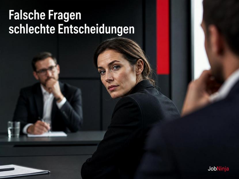 Recruiterin prüft einen Interviewleitfaden auf unzulässige Fragen im Bewerbungsgespräch