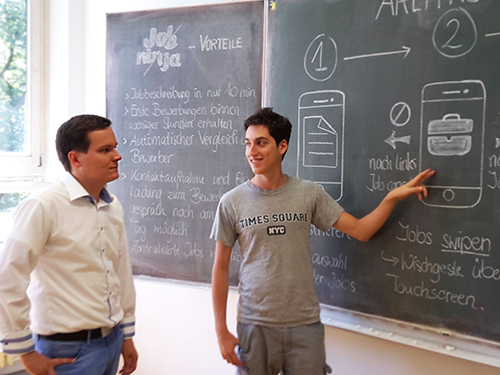 Mircea Popa und Laurent Meyer